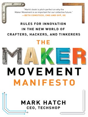 cover image of The Maker Movement Manifesto
